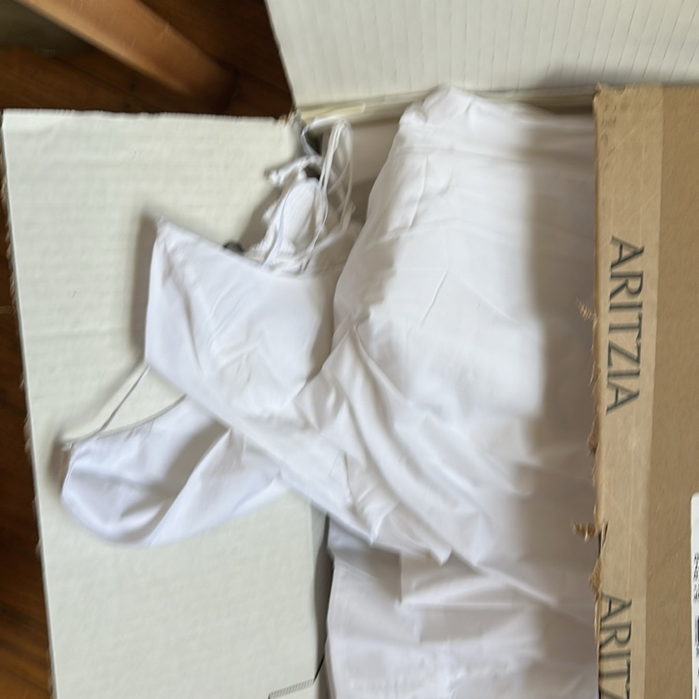 Aritzia Technique Poplin Dress - White - Picture 5 of 5